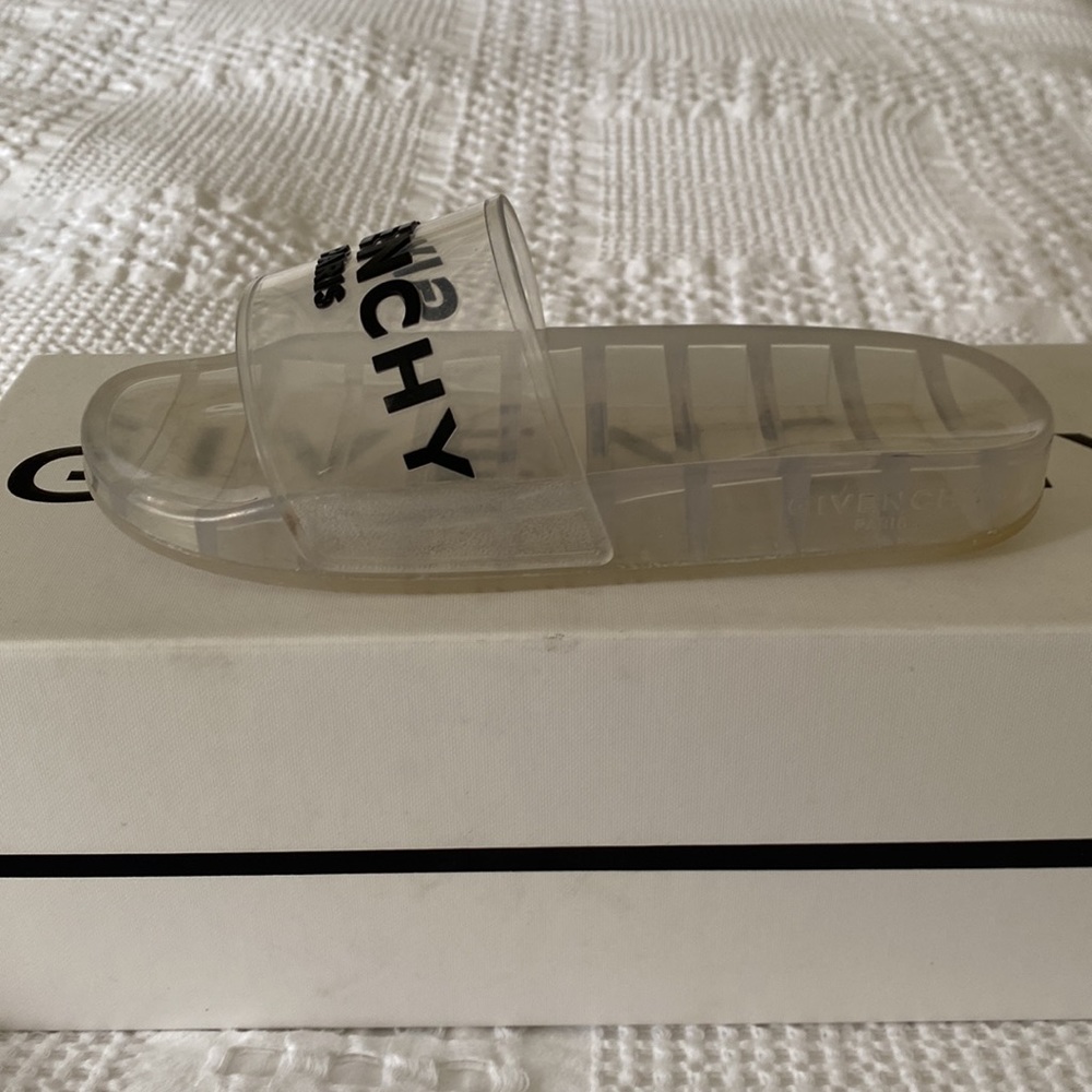 Givenchy Logo-Print Rubber Slides - image 5